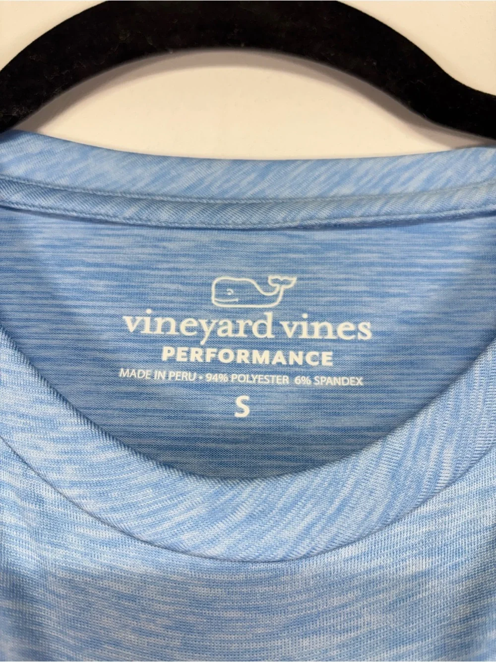 ✨Vineyard Vines Performance Long Sleeve Shirt Blue Size S - Picture 8 of 11